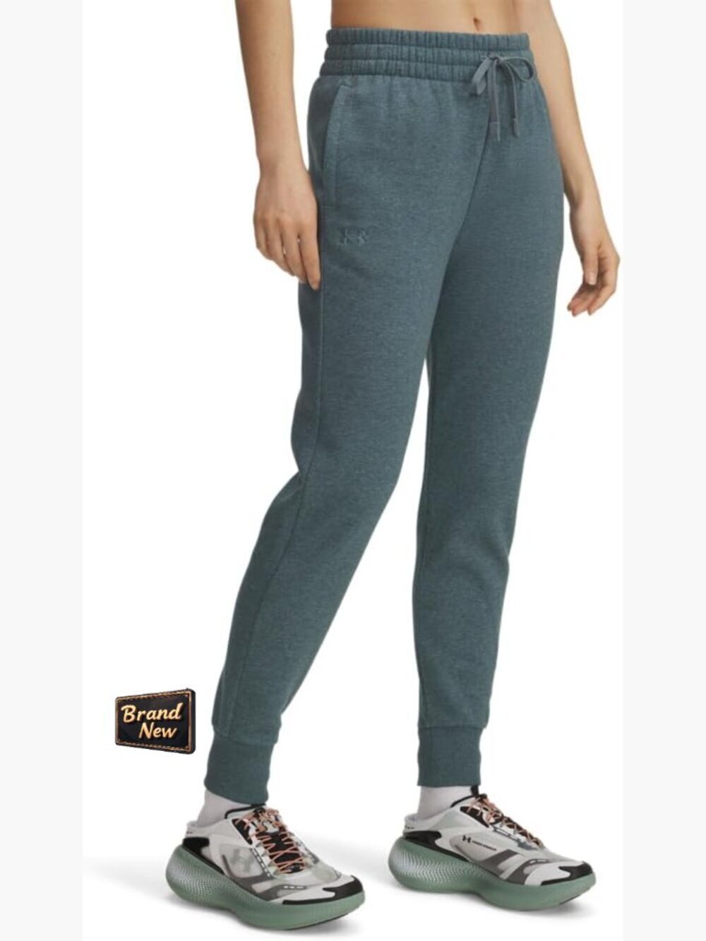 Warm Fleece Joggers with Drawstring Waist, 27.6 Inseam, Pockets